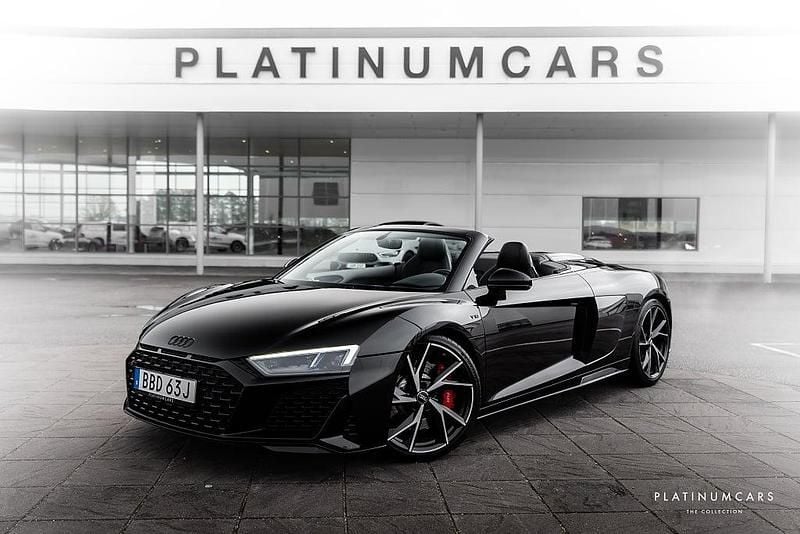 Begagnad Audi R8 Spyder Sport 540 HK (397 kW) 2020 Svart Cab