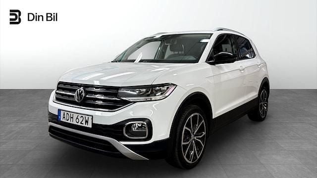 Vit Begagnad 2020 VW T-Cross GT SUV | 229 900 kr (Marknadspris) - Bild 1/4