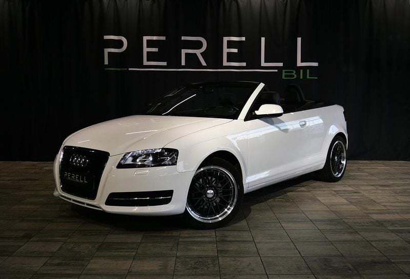 Begagnad Audi A3 Cabriolet Attraction 140 HK (102 kW) 2011 Vit Cab