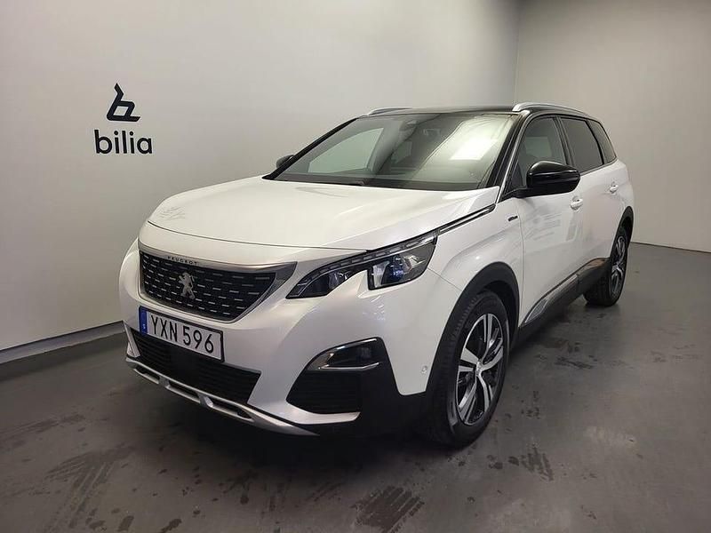 Vit Begagnad 2017 Peugeot 5008 SUV | 239 500 kr (Marknadspris) - Bild 1/4