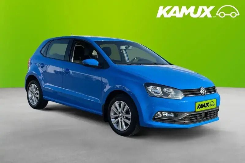Blå Begagnad 2016 VW Polo Halvkombi | 87 800 kr (Marknadspris) - Bild 1/4