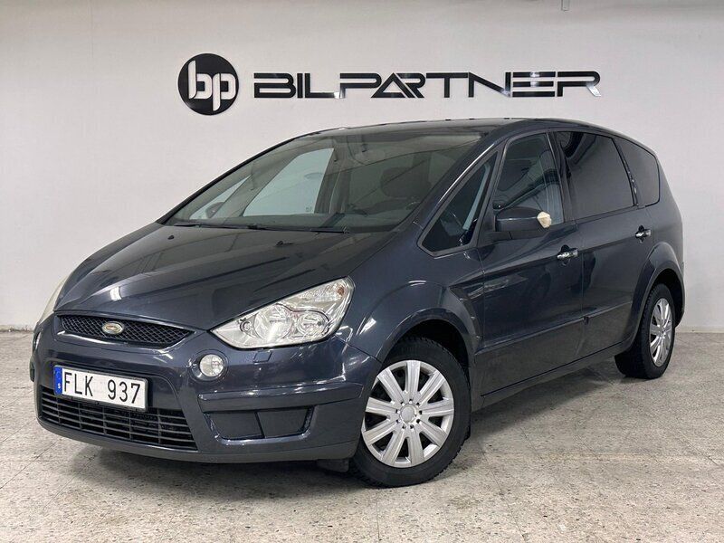 Grå Begagnad 2008 Ford S-MAX S Minibuss | 49 900 kr (Lite dyr) - Bild 1/4