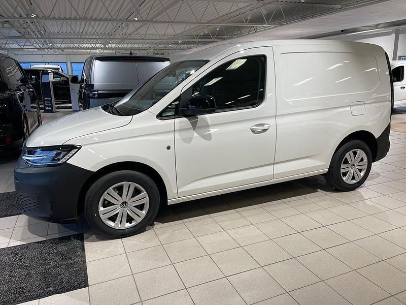 Vit (candyvit) Ny 2025 VW Caddy Minibuss | 408 500 kr (Marknadspris) - Bild 1/4