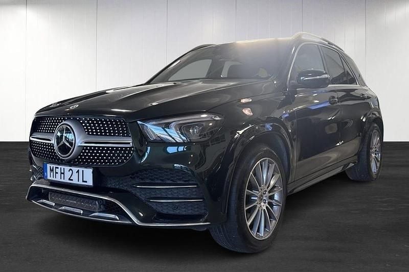Grön Begagnad 2023 Mercedes GLE350 AMG line SUV | 709 000 kr (Lite dyr) - Bild 1/4