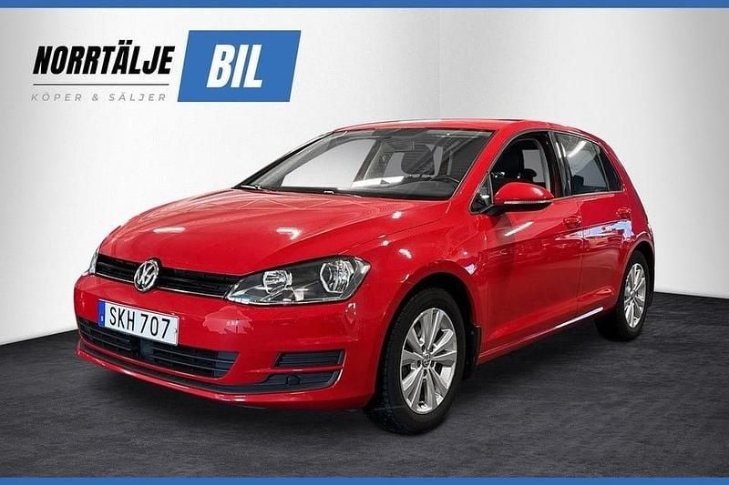 Begagnad VW Golf VII 125 HK (91 kW) 2014 Röd Halvkombi