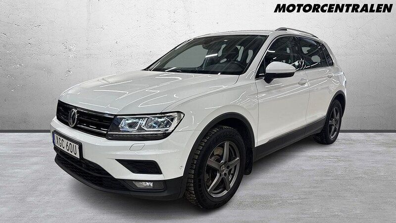 Vit Begagnad 2020 VW Tiguan SUV | 249 000 kr (Marknadspris) - Bild 1/4