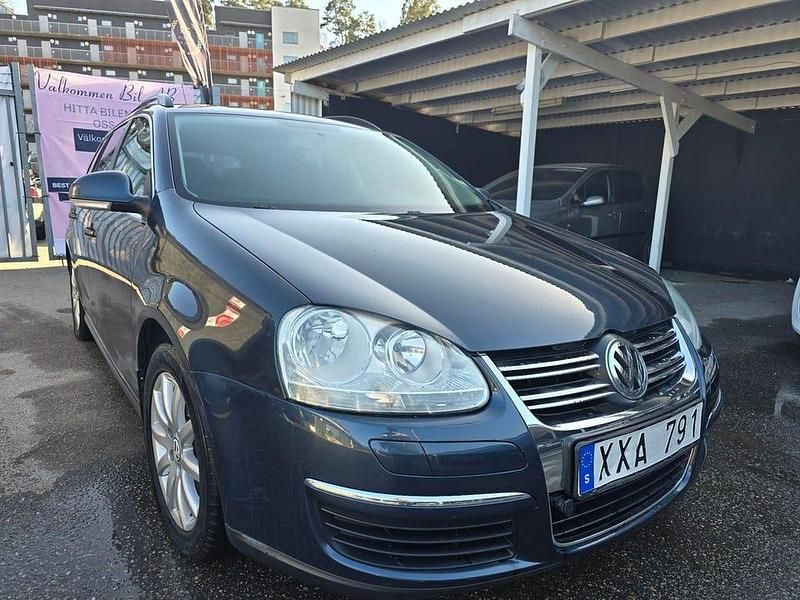 Blå Begagnad 2009 VW Golf VI Kombi | 49 900 kr (Marknadspris) - Bild 1/4