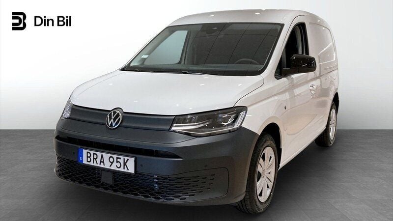 Vit (candyvit) Ny 2025 VW Caddy Minibuss | 414 375 kr (Marknadspris) - Bild 1/4