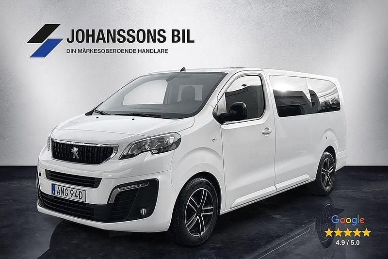 Vit Begagnad 2022 Peugeot Traveller Business-Line Minibuss | 319 900 kr - Bild 1/4