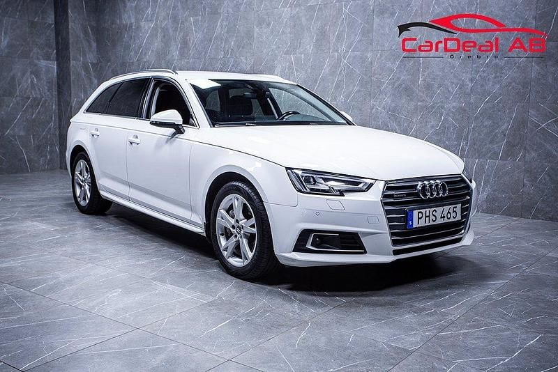 Vit Begagnad 2018 Audi A4 Proline Kombi | 168 800 kr (Marknadspris) - Bild 1/4