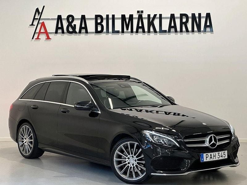 Svart Begagnad 2016 Mercedes C220 AMG Kombi | 214 900 kr (Lite dyr) - Bild 1/4