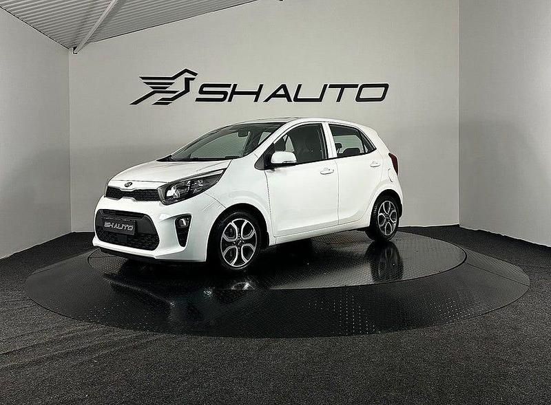Vit Begagnad 2020 Kia Picanto Halvkombi | 129 900 kr (Marknadspris) - Bild 1/4