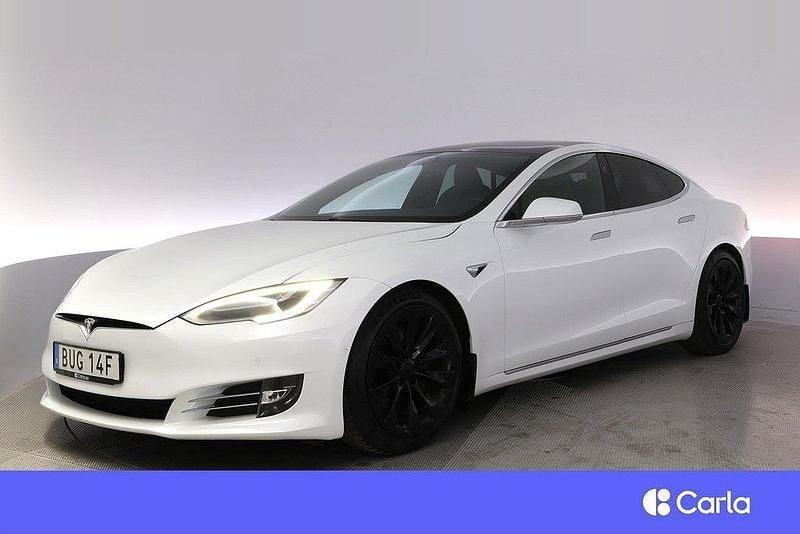 Vit Begagnad 2020 Tesla Model S Long Range Sedan | 354 900 kr (Marknadspris) - Bild 1/4