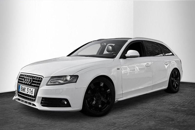 Vit Begagnad 2008 Audi A4 S-Line Kombi | 59 900 kr (Lite dyr) - Bild 1/4