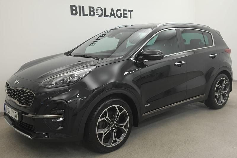 Svart Begagnad 2018 Kia Sportage GT-Line SUV | 249 800 kr (Dyr) - Bild 1/4
