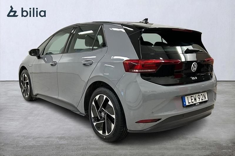 Begagnad VW ID.3 Pro Performance 150 kW (204 HK) 2021 Grå Halvkombi