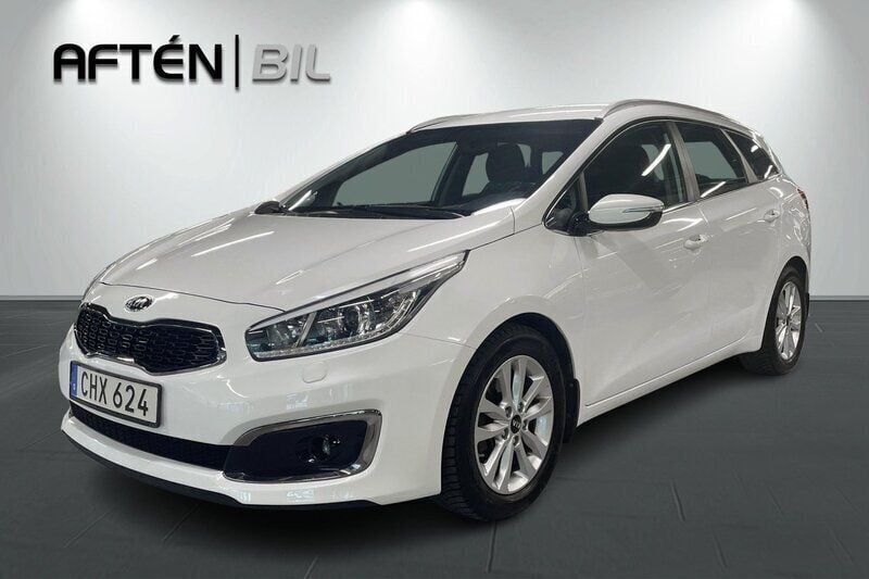 Vit Begagnad 2016 Kia Ceed Sportswagon 2 Kombi | 129 800 kr (Bra pris) - Bild 1/3