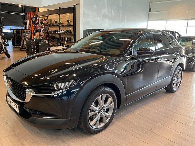 Svart Begagnad 2024 Mazda CX-30 Exclusive-Line SUV | 308 000 kr (Lite dyr) - Bild 1/4