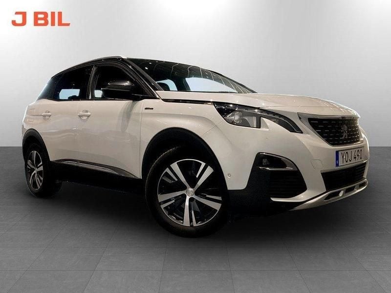 Vit Begagnad 2017 Peugeot 3008 GT-line SUV | 189 900 kr (Marknadspris) - Bild 1/4