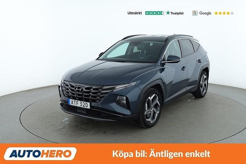 Blå Begagnad 2022 Hyundai Tucson Advanced SUV | 284 000 kr (Superpris) - Bild 1/4
