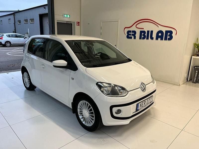 Vit Begagnad 2012 VW up! Halvkombi | 59 900 kr (Lite dyr) - Bild 1/4