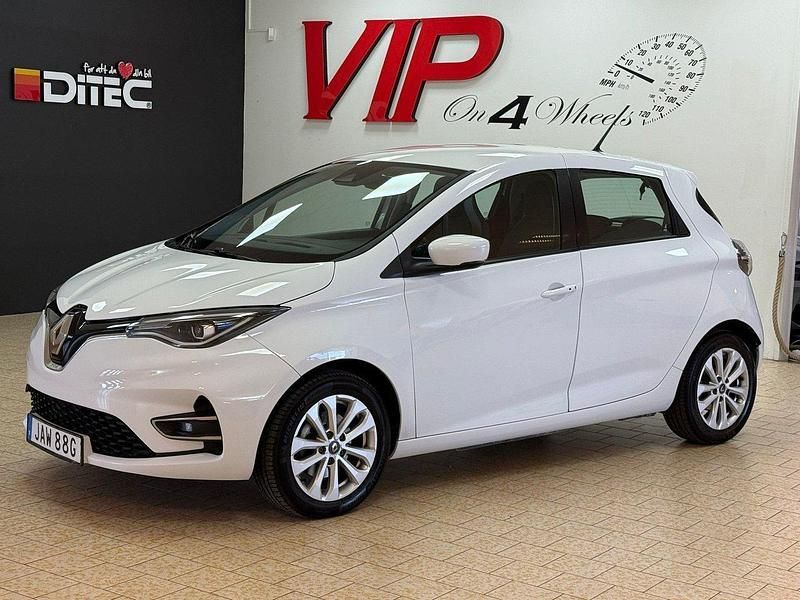 Vit Begagnad 2020 Renault Zoe Halvkombi | 138 800 kr (Lite dyr) - Bild 1/4