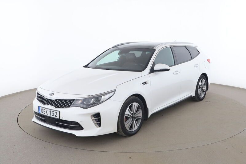 Vit Begagnad 2016 Kia Optima Sport Kombi | 189 000 kr - Bild 1/4