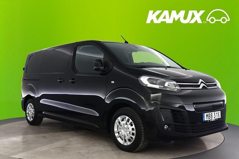 Svart Begagnad 2021 Citroën e-Jumpy Business Class Minibuss | 229 800 kr (Marknadspris) - Bild 1/4