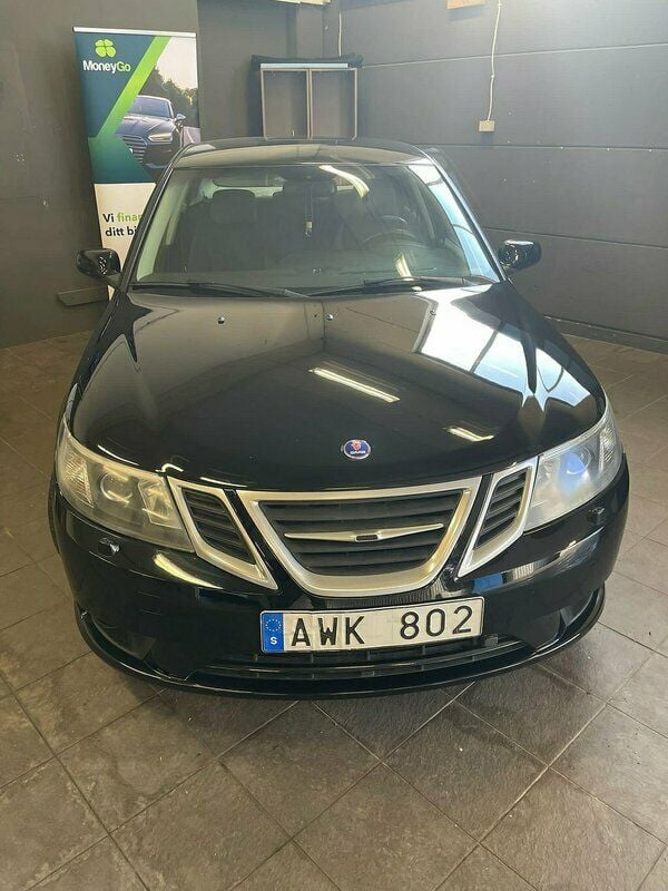 Svart Begagnad 2008 Saab 9-3 Linear Sedan | 49 000 kr (Bra pris) - Bild 1/4