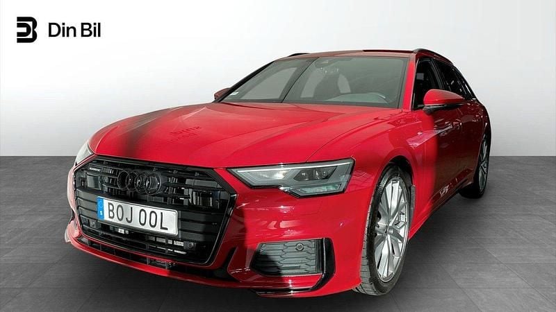 Tangoröd metallic Begagnad 2022 Audi A6 S-Line Kombi | 439 000 kr (Marknadspris) - Bild 1/4