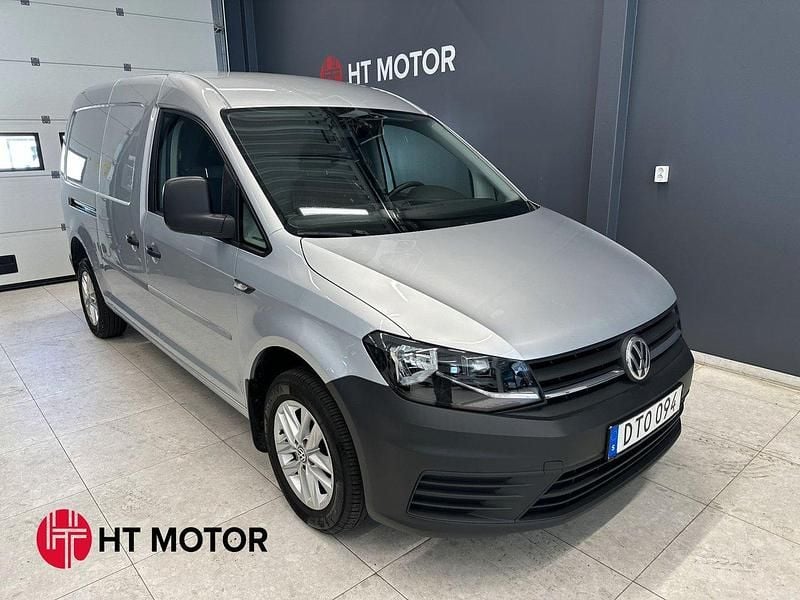 Silver Begagnad 2017 VW Caddy Maxi Minibuss | 124 900 kr (Marknadspris) - Bild 1/4