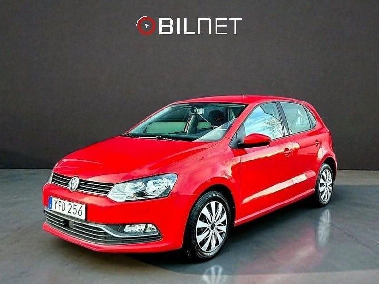 Begagnad VW Polo 90 HK (66 kW) 2016 Röd Halvkombi