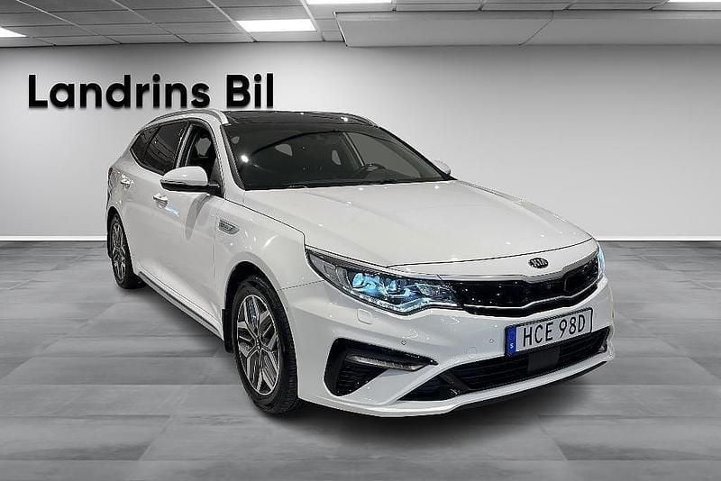 Begagnad Kia Optima Hybrid Advance 2020 Vit Sedan