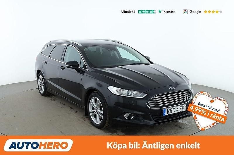 Begagnad Ford Mondeo Trend 126 HK (92 kW) 2015 Svart Kombi