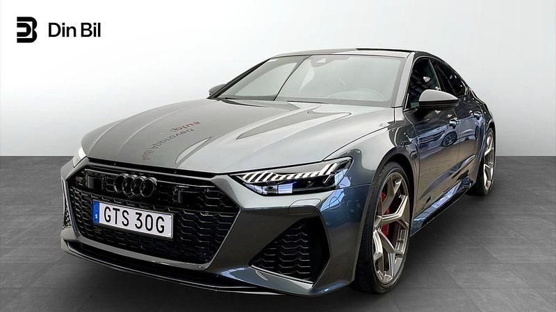 Grå Begagnad 2024 Audi RS7 Sportback Performance Halvkombi | 1 529 000 kr - Bild 1/4