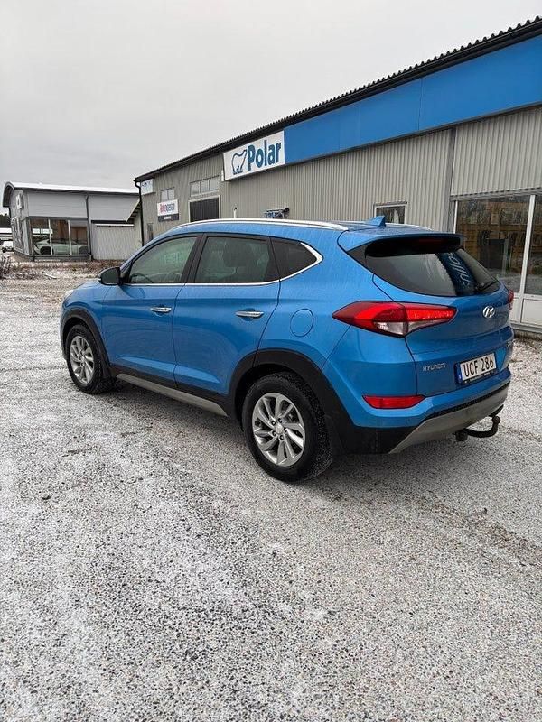 Begagnad Hyundai Tucson 177 HK (130 kW) 2018 Blå SUV