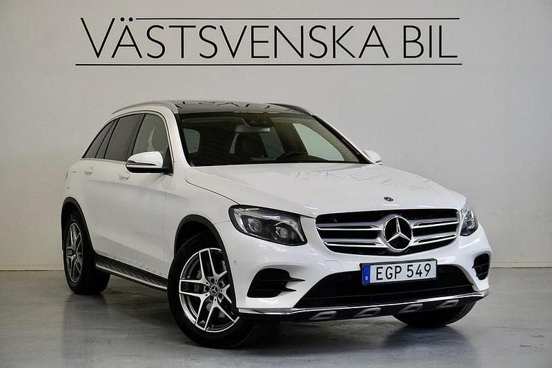 Vit Begagnad 2018 Mercedes GLC220 AMG SUV | 309 000 kr (Bra pris) - Bild 1/4
