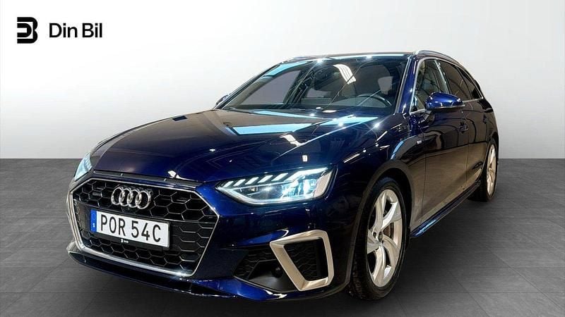 Blå Begagnad 2023 Audi A4 S-Line Kombi | 309 000 kr (Bra pris) - Bild 1/4