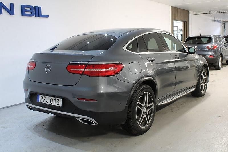 Begagnad Mercedes GLC220 AMG 170 HK (125 kW) 2017 Grå Sportkupé