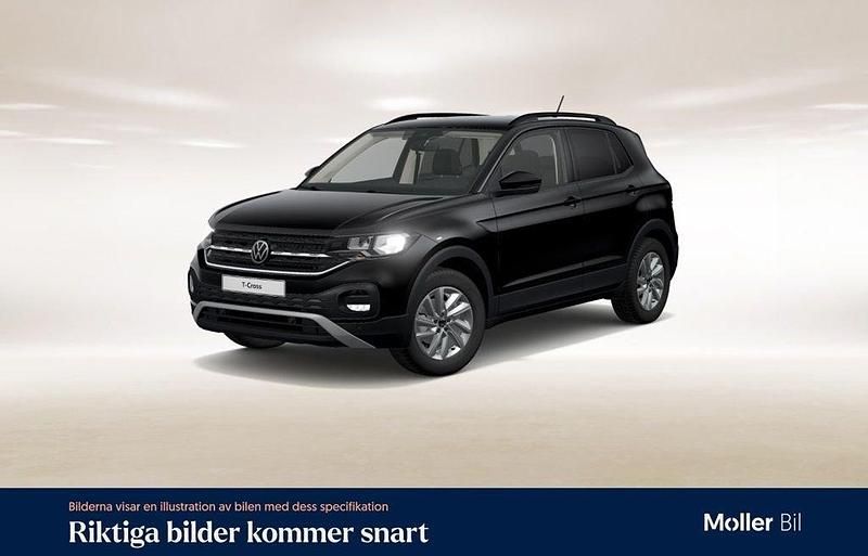 Svart (deep black pearl) Begagnad 2023 VW T-Cross SUV | 194 900 kr (Marknadspris) - Bild 1/4