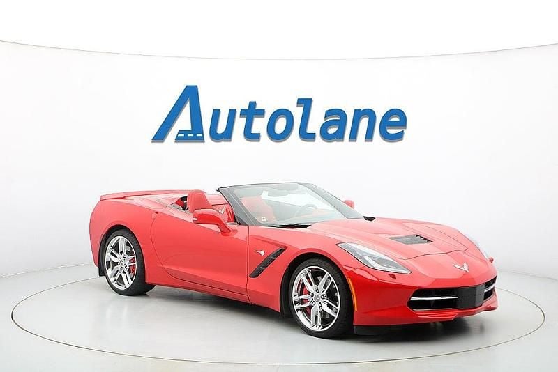 Röd Begagnad 2014 Chevrolet Corvette C7 Cab | 799 900 kr - Bild 1/3