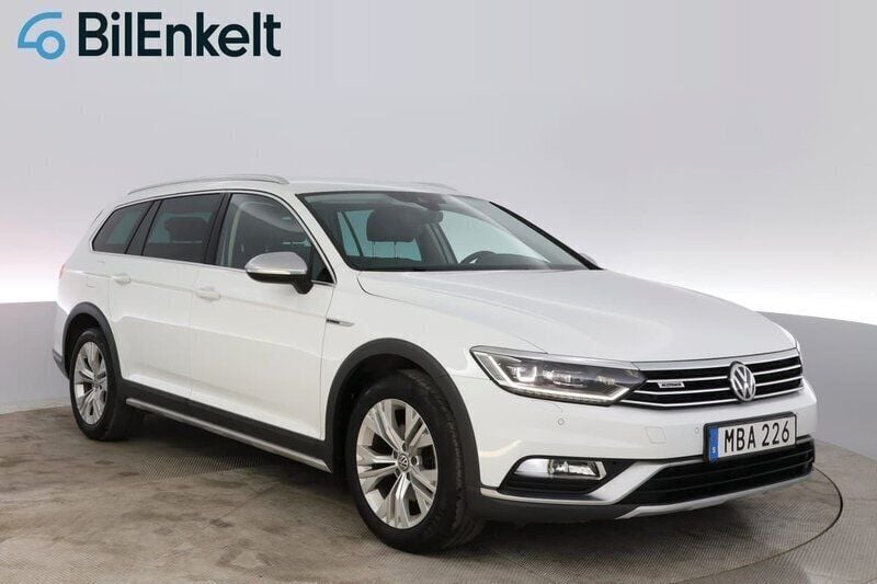 Vit Begagnad 2018 VW Passat Alltrack SE Kombi | 214 800 kr (Marknadspris) - Bild 1/4