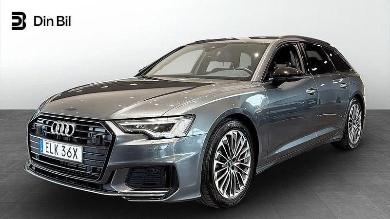 Grå (daytonagrå pärleffekt) Begagnad 2021 Audi A6 S-Line Kombi | 419 000 kr (Dyr) - Bild 1/4