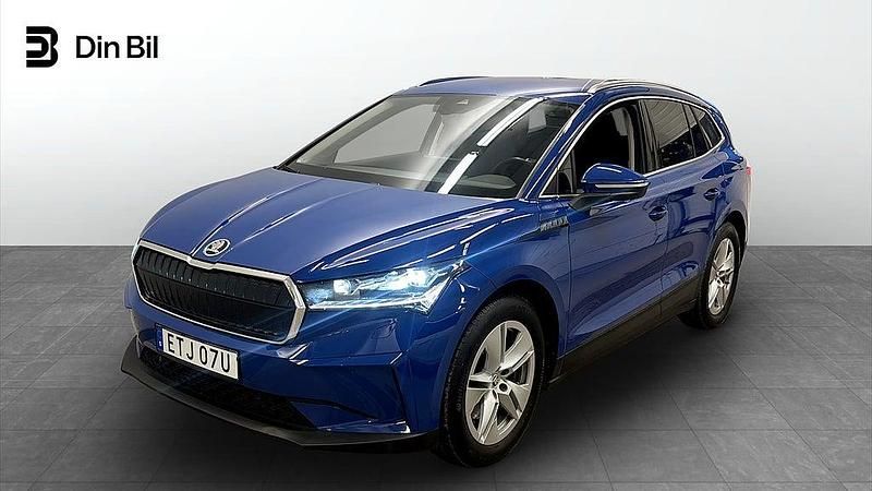 Begagnad Skoda Enyaq iV 194 kW (265 HK) 2022 Blå SUV