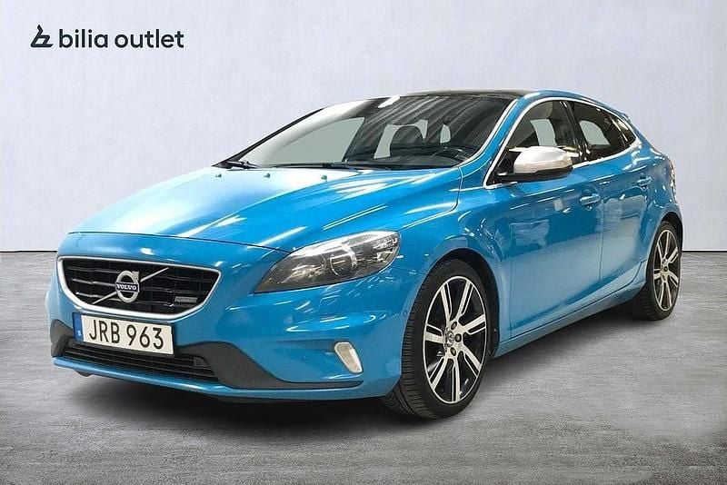 Blå Begagnad 2013 Volvo V40 R-Design Halvkombi | 94 900 kr (Bra pris) - Bild 1/3