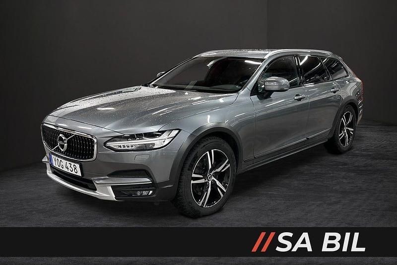 Grå Begagnad 2018 Volvo V90 CC Inscription Kombi | 244 500 kr (Bra pris) - Bild 1/4