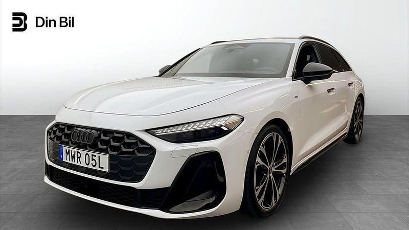 Glaciärvit metallic Begagnad 2025 Audi A5 S-Line Kombi | 579 000 kr - Bild 1/4