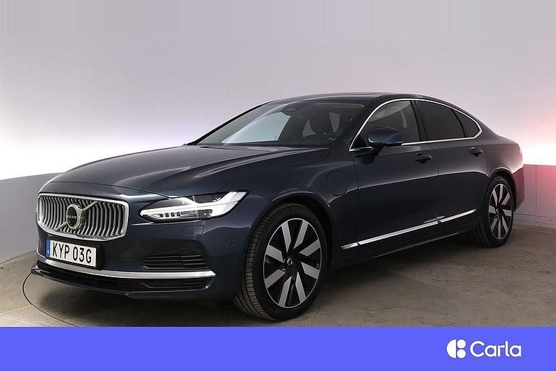 Mörkblå Begagnad 2024 Volvo S90 Ultimate Sedan | 499 900 kr - Bild 1/4