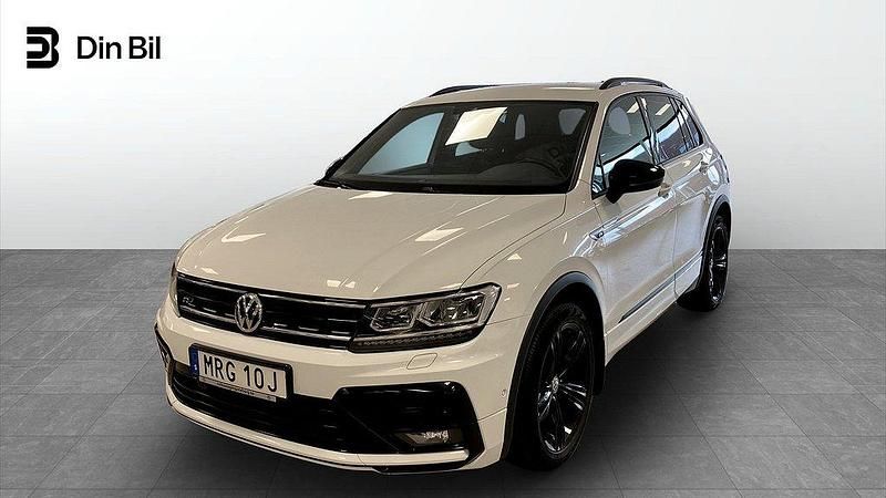 Vit Begagnad 2019 VW Tiguan R-line SUV | 279 900 kr (Lite dyr) - Bild 1/4