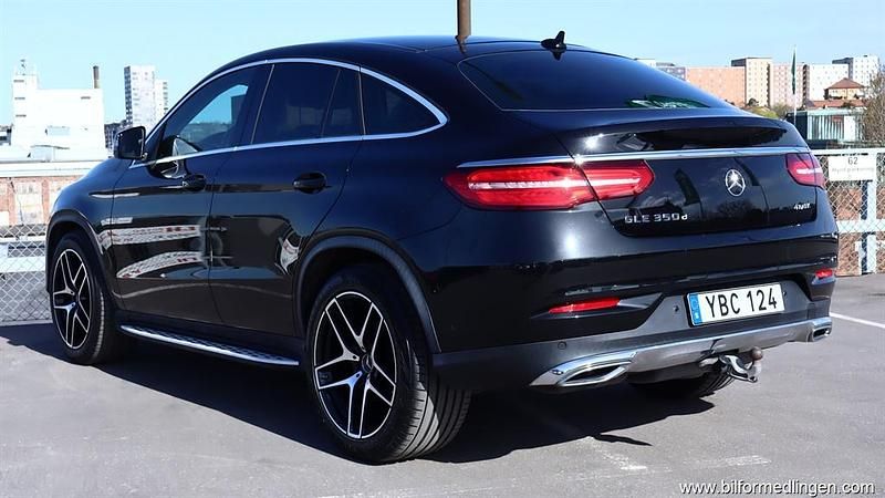 Begagnad Mercedes GLE350 259 HK (190 kW) 2015 Svart samma som bilen Sportkupé